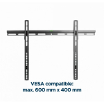 Gembird WM-70F-02 telerikinnitus 177,8 cm (70") Must