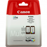 Canon PG-545/CL-546 tindikassett 2 tk Originaal Standard Yield Must, Ts&uuml;aan, Magenta, Kollane