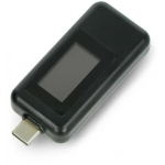 Oem USB tester Keweisi KWS-1802C current and voltage meter from USB C port - black