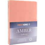 DecoKing Fitted sheet PEACH 80-90x200+30