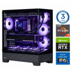 INTOP AQUA Ryzen 7 8700F 32GB DDR5 1TB SSD M.2 NVME RTX5050 8GB no-OS