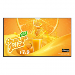 LG 43UH5Q Digital signage lameekraan 109,2 cm (43") LCD WiFi 500 cd/m&sup2; 4K Ultra HD Must WebOS 24/7