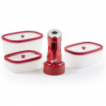 Berkel Kit k&otilde;ik-&uuml;hes Ikon Mini Vaakumpump punane