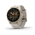 Garmin Fenix 8 3,3 cm (1,3") AMOLED 43 mm Digitaalne 416 x 416 pikslit Puutetundlik kuld Wi-Fi GPS (satelliit)