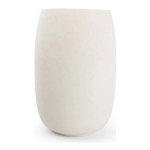 Sp Sp Collection Vaas Bullet Valge, keraamika, D 20 cm, H 30,5 cm, tk