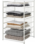 Elfa Basket set wire mini, 74/45, white