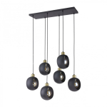 Orno JALA 6P, pendant lamp, E27 max.15W, black