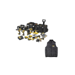 Cordless Cordless tool set Combo DCD796+DCF887+DCS355+DCS334+DCH273+DCG405+DCS570, 18V XR, DeWalt [DCK755P3T-QW] 3x5.0Ah, Li-Ion, TStak +