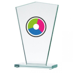 Detail Detail LuxorJet color printing glass trophy