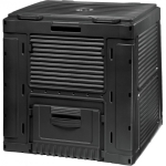 Keter E-composting bin 470L black composting bin with stand