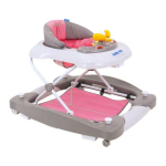 Baby Baby Mix Chodzik 2w1 grey/pink J-888R Baby mix