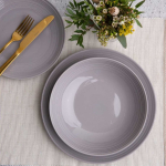 Serwis Serwis obiadowy dla 6 osob 18-elementowy Linea gray AMBITION