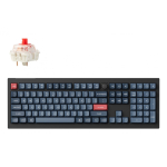 Keychron V6 Max klaviatuur Universaalne RF juhtmeta &uuml;hendus + Bluetooth Must, Hall