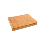 Secret Secret De Gourmet Bamboo Bamboo board, cutting board - 2 in 1, with rim, 45 x 34.3 x 5 cm