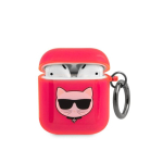 Karl Karl Lagerfeld KLA2UCHFP AirPods cover pink Choupette