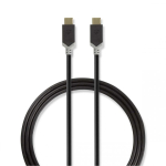 Nedis CCBW64700AT10 USB-kaabel USB 3.2 Gen 2 (3.1 Gen 2) 1 m USB C S&ouml;ehall