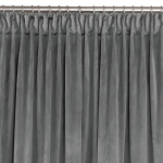 Kardin Kardin VILA grafiitmust klassikaline draakoniriba l&auml;bipaistev 5 cm samet 530x300 HOMEDE