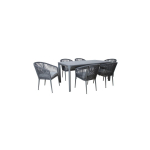 Lauko Lauko m&ouml;&ouml;blikomplekt Home4You aiabaldide komplekt CARVES laud ja 6 tooli.