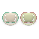 Philips Philips AVENT SCF087/16 lutt Klassikaline lutt Ortodontiline Silikoon Roheline, Hall