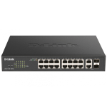 D-Link DGS-1100-18PV2 v&otilde;rgul&uuml;liti Juhitav L2 Gigabit Ethernet (10/100/1000) Power over Ethernet tugi 1U Must