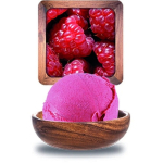 GLACES GLACES DES ALPES vaarika sorbett, 2,5 l / 1,65 kg