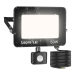 LED-tulvavalgusti LED-tulvavalgusti LEPRO 340006-DW-EU 50W 5000K IP65 liikumisanduriga