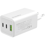ColorWay laadija: 2x USB-C, 1x USB-A / GaN / PD / PPS / 100 W / Valge