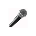 Shure SM58 Must Lava-/esinemise mikrofon
