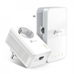 TP-Link TL-WPA7617 KIT elektriliinisidev&otilde;rgu v&otilde;rguadapter 1200 Mbit/s Ethernet LAN WiFi Valge 2 tk
