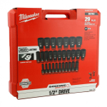 Milwaukee Milwaukee Accessories Set of impact heads (extended) 1/2" 10 pcs. Milwaukee (10,11,12,13,14,17,19,21,22,24)