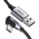 Ugreen 50940 USB-kaabel USB 2.0 5 m USB A USB C Must, H&otilde;be