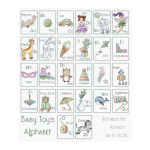 luca luca S Baby toys alphabet 38x33 cm SLETIL8063