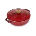 Zyle Round enameled cast iron pot ZY20BLKI