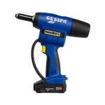 Cordless Cordless riveter GESIPA PowerBird PRO CAS 1x2Ah/18V