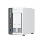 QNAP TS-216G v&otilde;rkup&auml;&auml;su- ja varundusserver NAS Tower Cortex-A Cortex-A55 4 GB HDD Valge