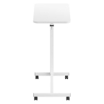 Spacetronik Buddy 02 Lite adjustable table on wheels, white
