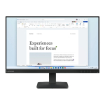 Lenovo L24-4e PC lamekuvar 60,5 cm (23.8") 1920 x 1080 pikslit Full HD LCD Must