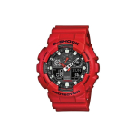 Casio GA-100B-4AER K&auml;ekell Sisestatav konnektor Elektrooniline Punane