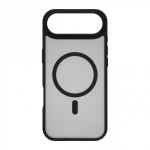 FoneKit MagSafe-yhteensopiva Soft Touch suojakuori, iPhone Air, musta/harmaa