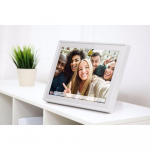 Aura Frames AF905 fotoraam Carver Mat - savi koos valge matt 25,4 cm (10") Digitaalne pildiraam
