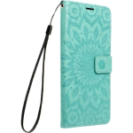 Forcell Oem MEZZO raamatu kate Samsung Galaxy S21 jaoks, mandala roheline.