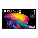 LG OLED evo AI OLED55C61LA teler 139,7 cm (55") 4K Ultra HD Nutiteleri funktsioon WiFi Must