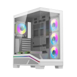 Arvutikorpus Arvutikorpus - DarkFlash K430 | ATX | 6 Ventilaatorit | USB-C | Valge