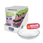 ANIMAL ANIMAL ISLAND Igap&auml;evane kana koos lambaliha ja puljongiga kastmes - m&auml;rg kassitoit - 12x85g + tasuta taldrik