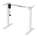 Height Height adjustable desk frame DELTACO OFFICE 730~1230 mm, quiet, black / DELO-0105
