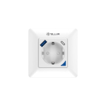 Tellur Smart WiFi Wall Plug 3600W 16A, PD20W, USB 18W, energy reading, white