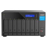 QNAP TVS-H874T-I7-32G v&otilde;rkup&auml;&auml;su- ja varundusserver NAS Tower Intel&reg; Core&trade; i7 32 GB DDR4 0 TB QNAP QTS Must
