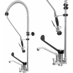 Monolith Kitchen faucet with spout and shower for washing dishes, length 100 cm