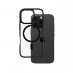 PanzerGlass CARE by &reg; Flagship Case Transparent Urban Combat w. Black Frame & MagSafe iPhone 16 Pro mobile phone case