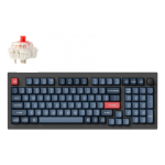 Keychron V5 Max klaviatuur Universaalne RF juhtmeta &uuml;hendus + Bluetooth Must, Hall